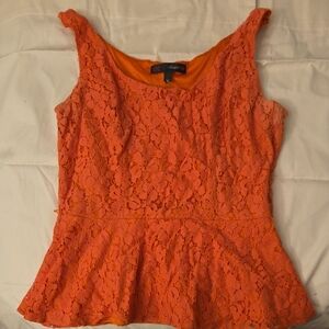HeartSoul Orange Lace Blouse